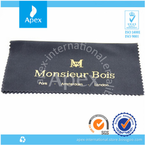 personalized printing microfiber watch cleaning cloth